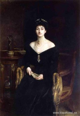 Porträtt av Mrs. Ernest G. Raphael, född Florence Cecilia Sassoo