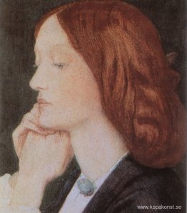 Porträtt av Elizabeth Siddal