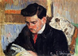 Porträtt av Rodo Pissarro Reading