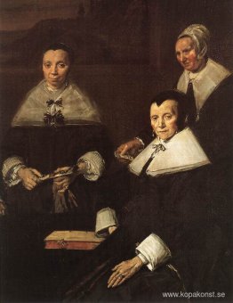 The Regentesses of the Old Men's Almhouse, Haarlem (detalj)