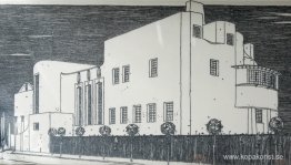 Le dessin de Mackintosh de la 'Hus för en konstälskare'