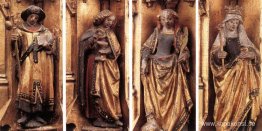 St Ursula Shrine: Figurer