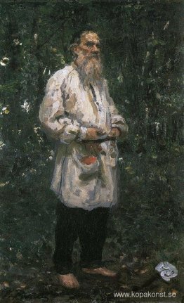 Leo Tolstoj barfota