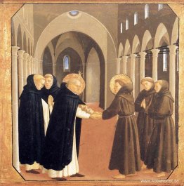 Mötet av Sts. Dominic och Franciskus av Assisi