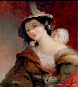 Gypsy Woman and Child, efter Murillo