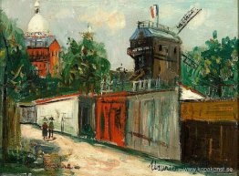 Moulin de la Galette och Sacre-Coeur