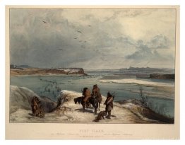 Fort Clark på Missouri, februari 1834, skylt 15 från volym 2 av