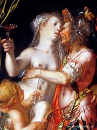 Aphrodite Ares och Eros Sun