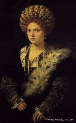 Porträtt av Isabella d'Este