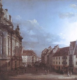 Dresden, Frauenkirche och Rampische Gasse