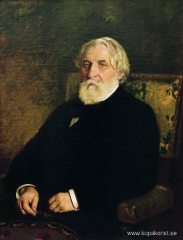 Porträtt av författaren Ivan Sergeyevich Turgenev