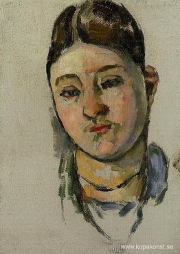 Porträtt av Madame Cezanne