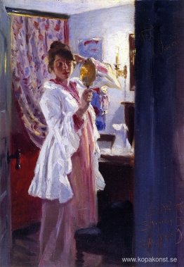 Interiör med konstnärens fru (Marie Krøyer)