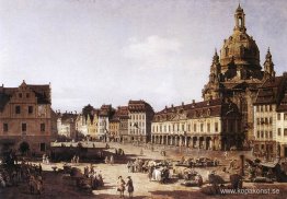 Nya marknadstorget i Dresden