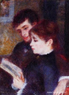 Läsande par (Edmond Renoir och Marguerite Legrand)