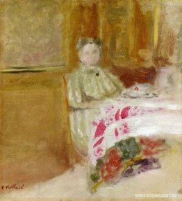 Madame Vuillard vid bordet