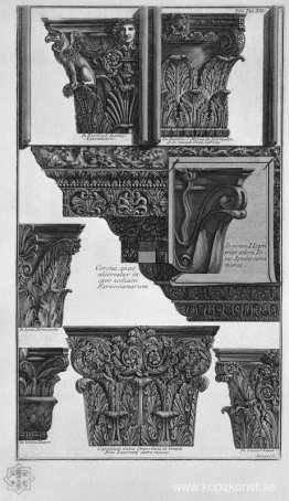 Olika huvudstäder (St. John Lateran, St. Mary in Cosmedin, S. Lo