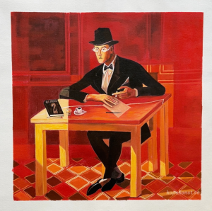 Porträtt av Fernando Pessoa